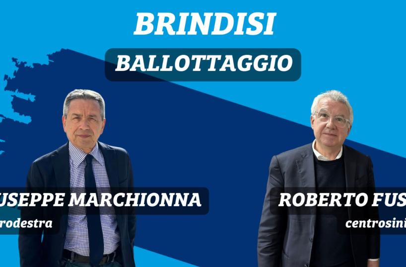 Elezioni, Brindisi verso il ballottaggio tra Marchionna e Fusco