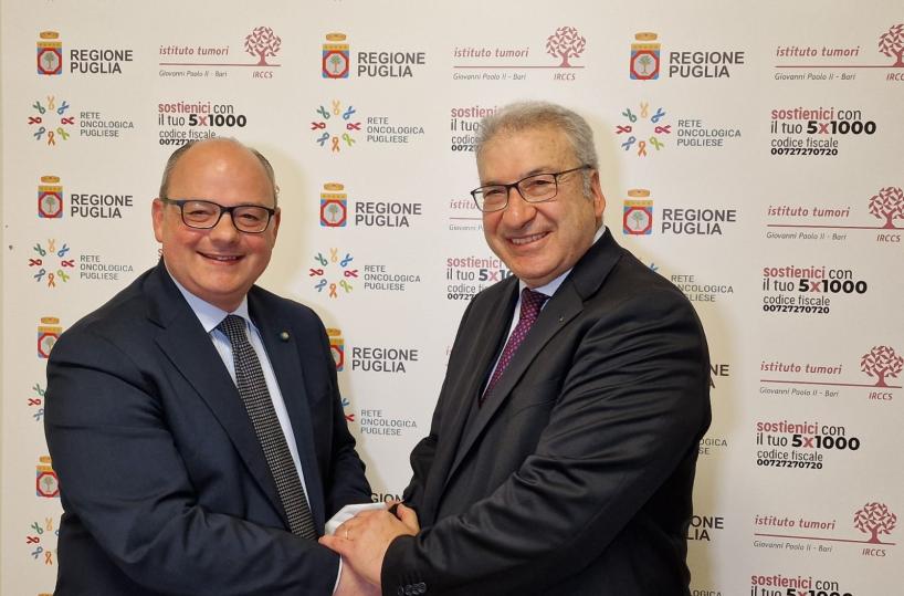 La Banca d'Italia dona 50 milioni all'istituto tumori Giovanni Paolo II di Bari