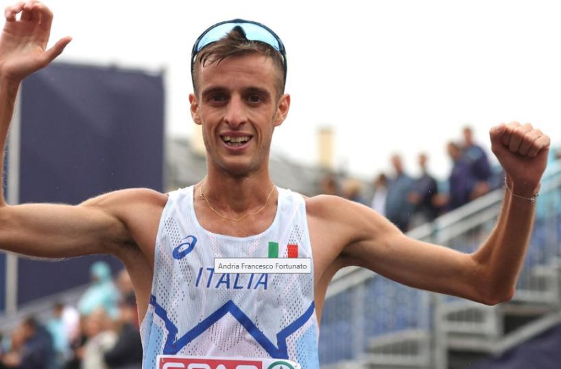  L'andriese Francesco Fortunato trionfa nella 20 km di marcia ai campionati europei a squadre
