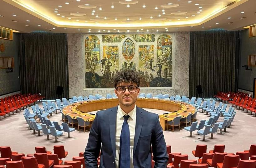 Lo studente lucano Armando Mastromartino all'ONU a New York