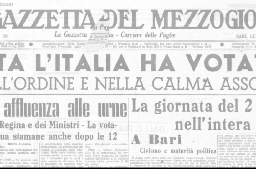 I giorni «caldi» del Referendum, l’Italia diventa una Repubblica