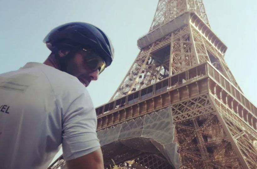 Dalla Basilicata a Parigi in bicicletta, missione compiuta per Massimo Pascale