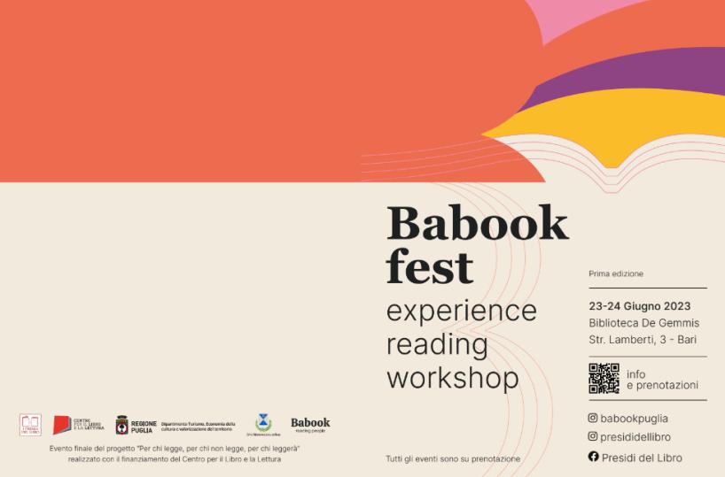 A Bari la passione per i libri e la lettura si chiama «Babook Fest»