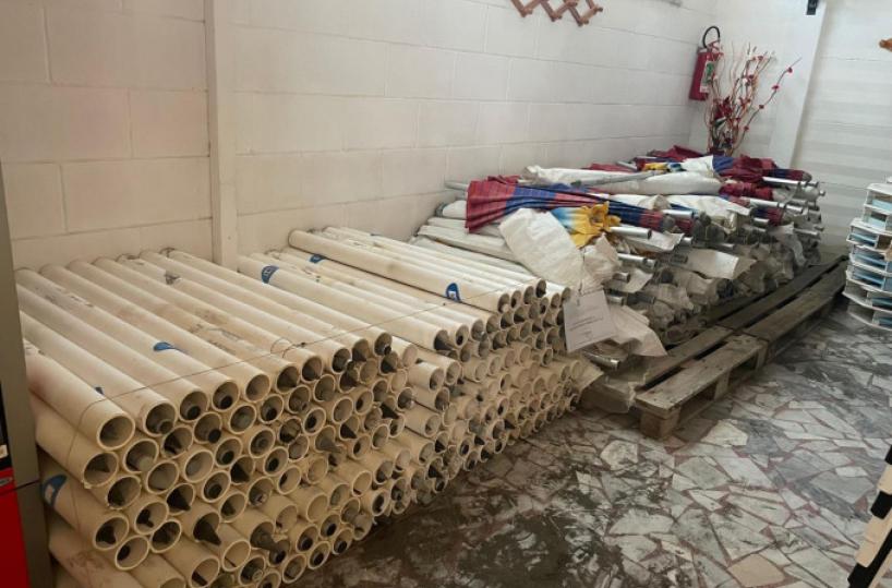 Margherita di Savoia, lido con 180 ombrelloni senza alcuna concessione demaniale: sigilli