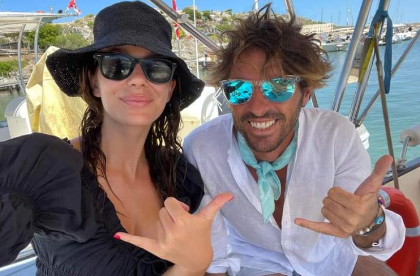 Camila Morone, modella ed ex fidanzata di Leonardo DiCaprio a Leuca