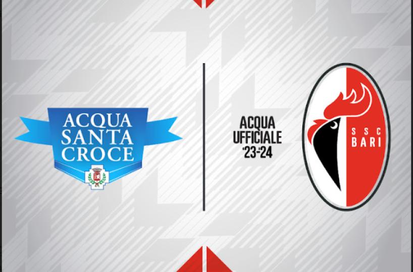 Bari, Santa Croce sarà top sponsor e acqua ufficiale della squadra