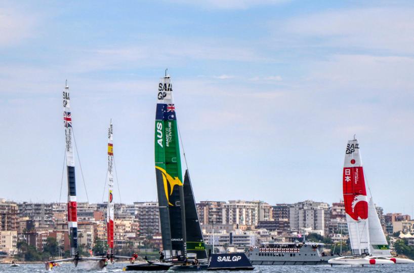 Taranto, lo specchio d’acqua del mar Grande stadio nautico del Rockwool Italy Grand Prix 
