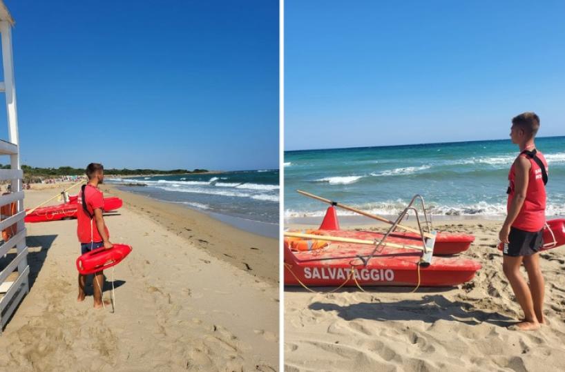 Bagnini eroi sulla costa brindisina, tre interventi salvavita a Rosa Marina