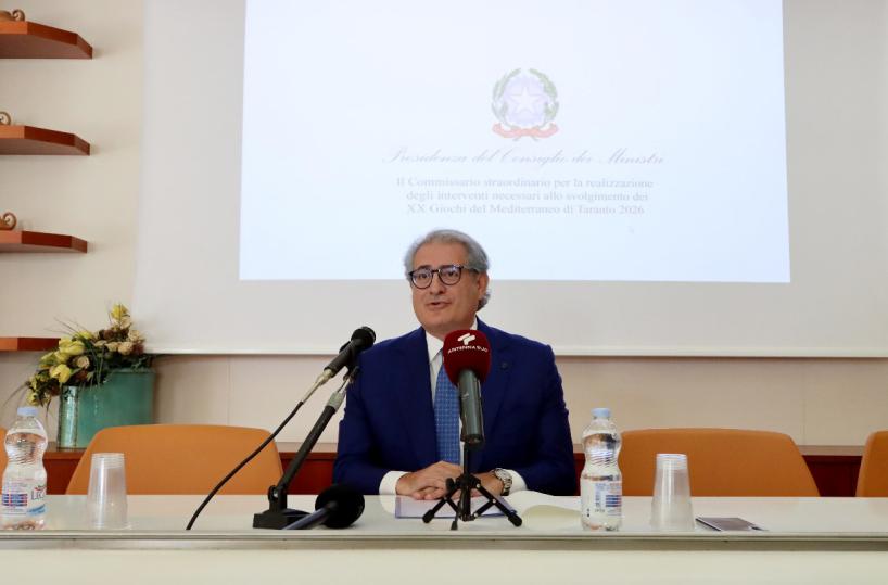 Giochi del Mediterraneo Taranto, commissario straordinario Ferrarese: «Sì, incontrerò Melucci»