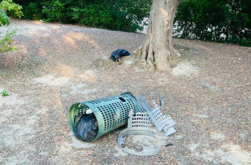 Brindisi, parco Cillarese sotto attacco, devastazioni e incendi sospetti