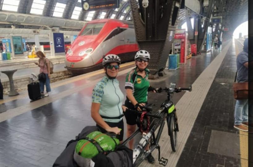 In tandem da Milano a Lecce passando anche da Ceglie per sensibilizzare sui valori inclusivi dello sport
