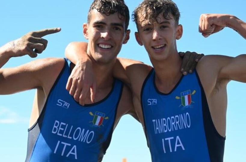 Coastal rowing, i baresi Tamborrino e Bellomo iridati under 19