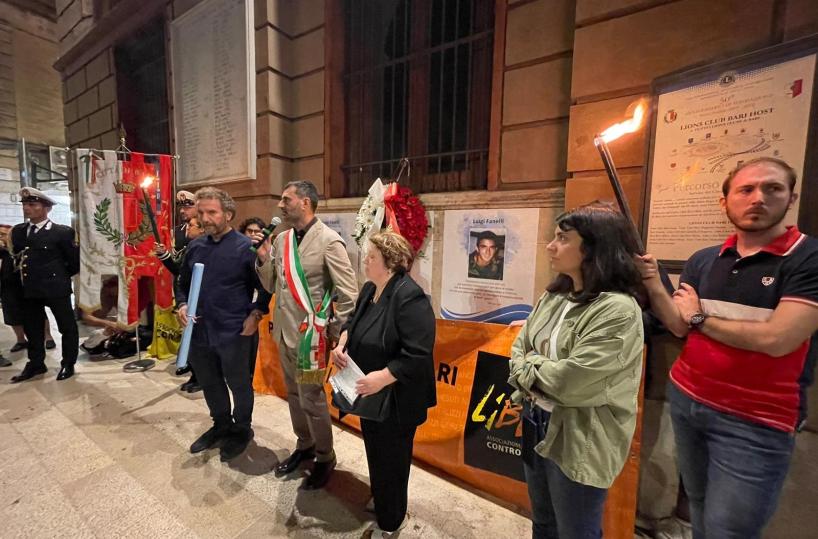 Bari ricorda Luigi Fanelli, vittima innocente della mafia