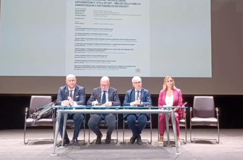 Puglia, Perrini: «Servono nuove pratiche anticorruzione»