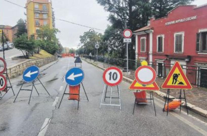 Potenza, maltempo e cantieri: tutta la città va in tilt