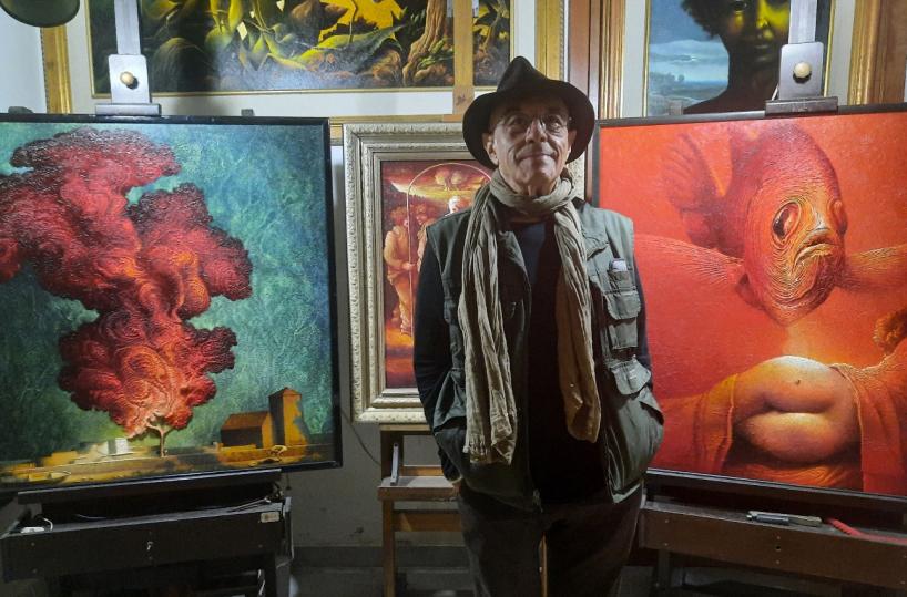 Viaggio nella tana leccese dell’artista Luigi Spanò