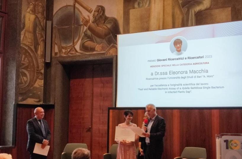 Lotta alla Xylella, la conversanese Macchia ricercatrice dell'anno