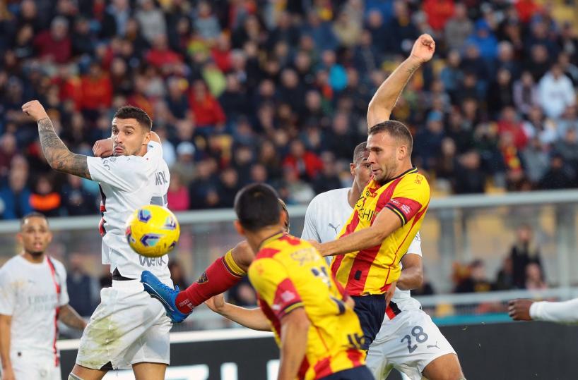 Partita al cardiopalma al Via Del Mare: Lecce-Milan finisce 2-2