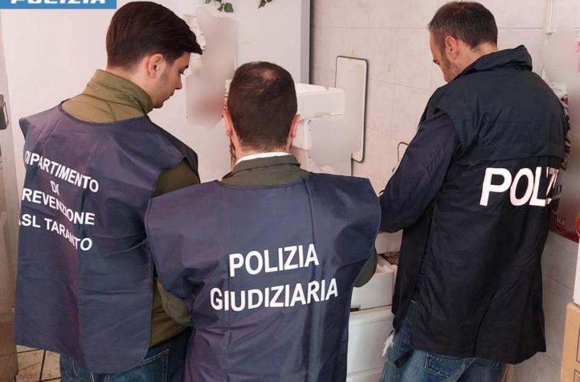 Taranto, latticini e pesce in cattivo stato di conservazione: multe e chiusura di un'attività