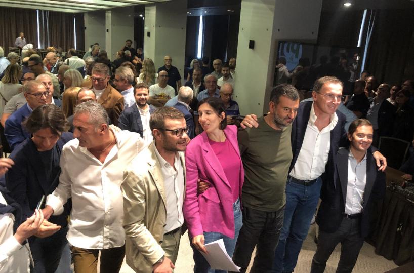 Il Pd pugliese in prima fila nella capitale. E sul palco Episcopo col «campo largo»