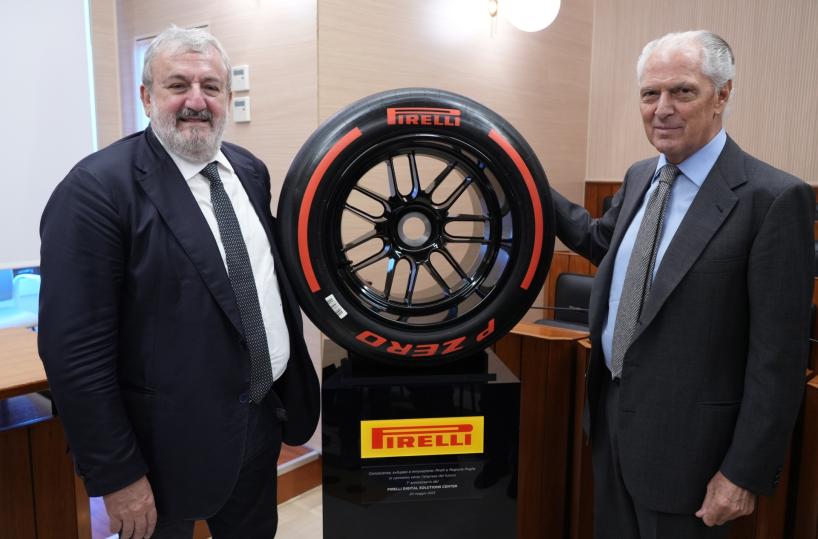 Tronchetti Provera incontra Emiliano: dal 2025 i dipendenti del Digital Solutions Center Pirelli saranno 80