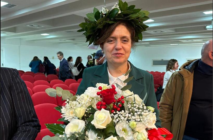 «Sono cieca, ma vedo con il cuore», a Gravina la laurea di Angela, coraggiosa non vedente