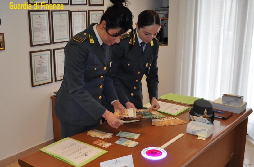 Barletta, Fiamme Gialle sequestrano banconote contraffatte per un valore di 10mila euro