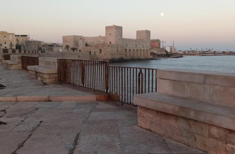 Trani, recupero dell'arredo urbano: lavori sulle ringhiere in piazza Duomo