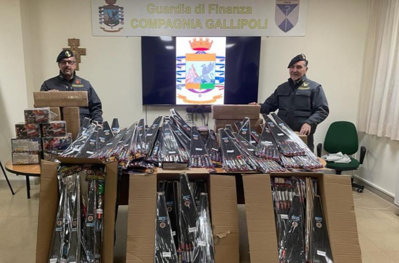 Nardò e Gallipoli, maxi sequestro di botti illegali per un Natale più sicuro