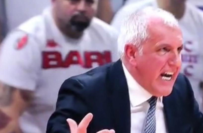 Belgrado, nella folla del superderby di basket c'è una maglia del Bari: la foto fa impazzire il web