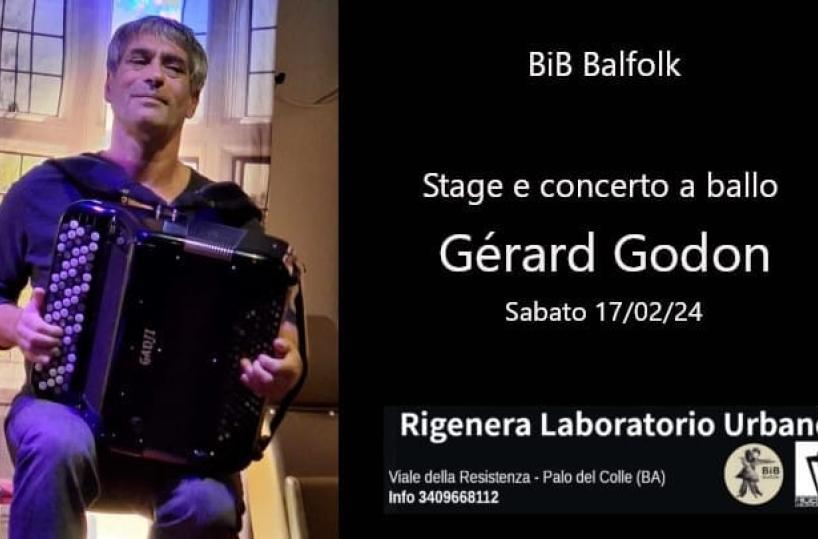 BiB Balfolk con Gerard Godon Live: stage di mazurka e concerto a ballo con Gerard Godon
