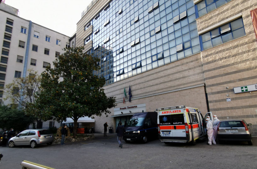 Andria, all'ospedale Bonomo quattro reparti-cantiere