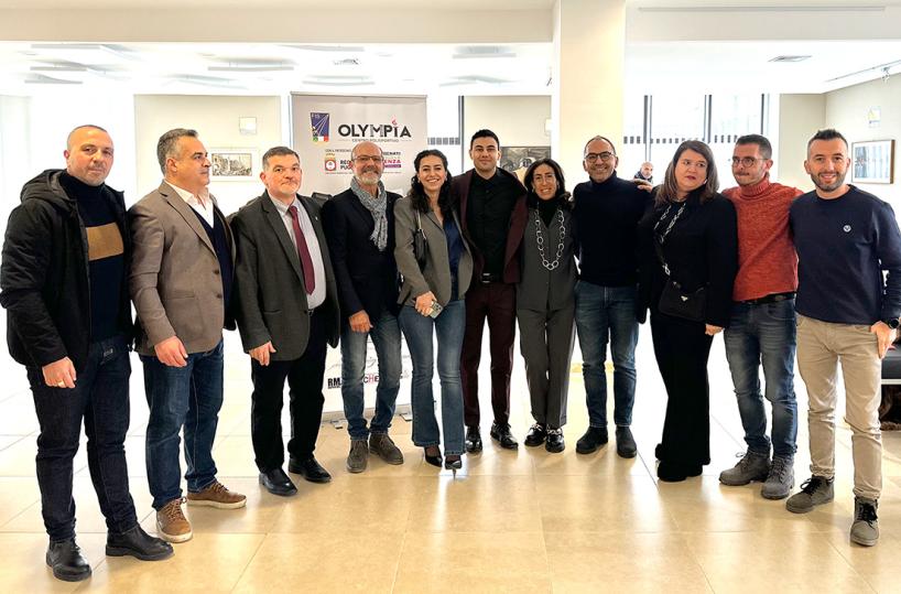 Piemontese al lancio dell'evento di sciabola e di fioretto a Foggia