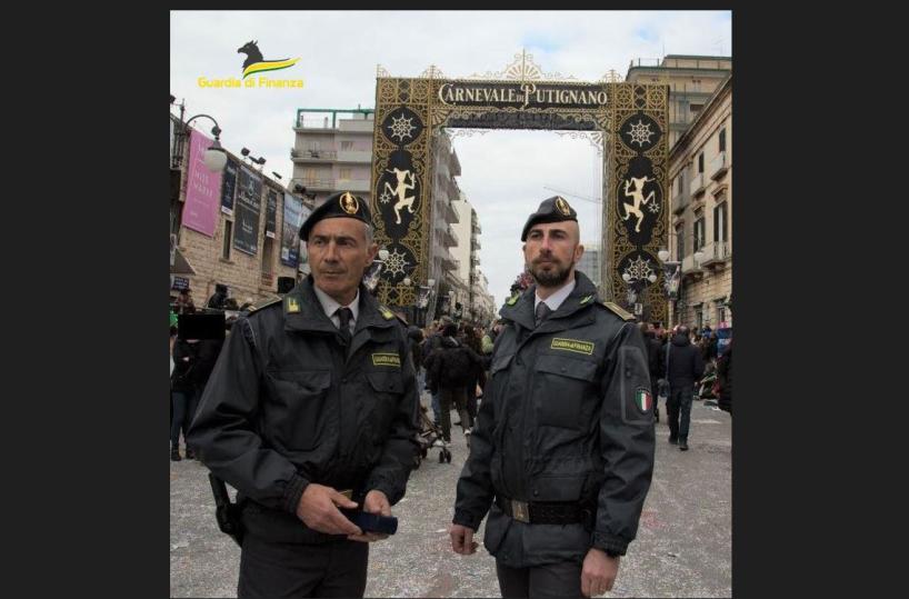 Putignano, i furbetti del Carnevale: GdF scopre irregolarità su scontrini e biglietti di ingresso