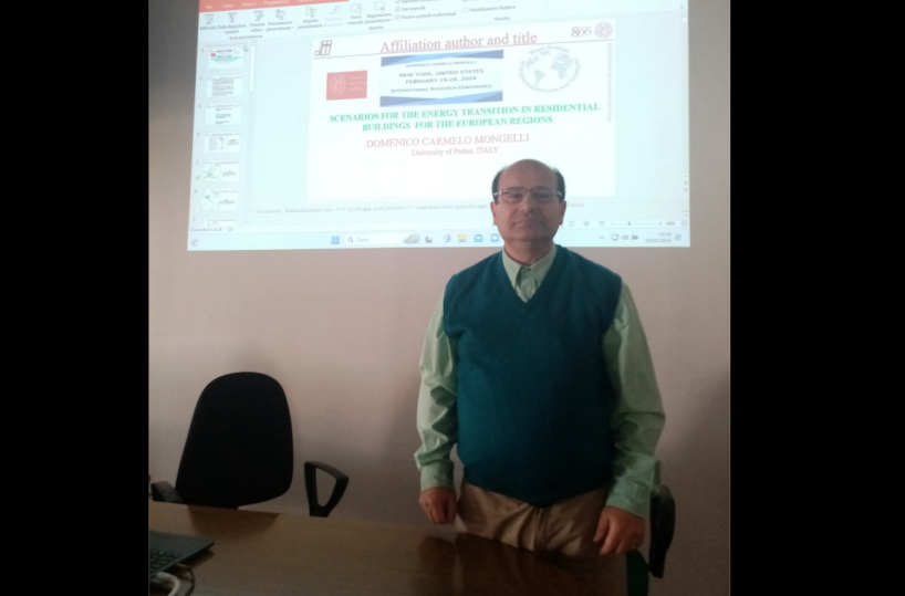 Ricerca contro il surriscaldamento globale: ingegnere di Castellaneta premiato a New York