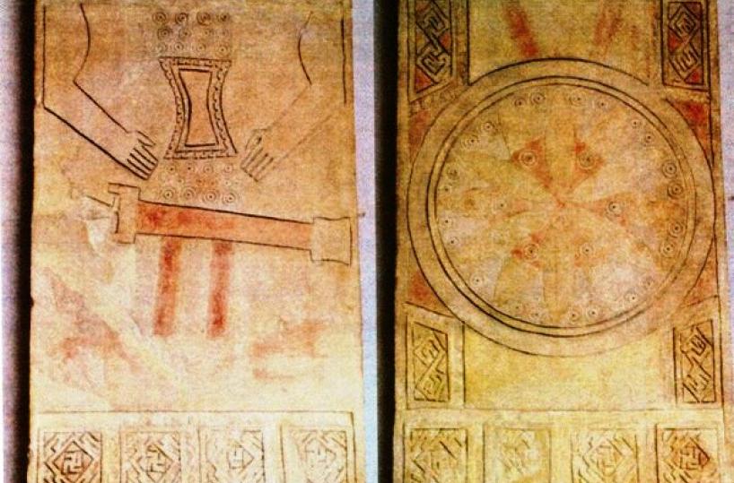 Stele daunie nella lingua dei segni al museo di Manfredonia