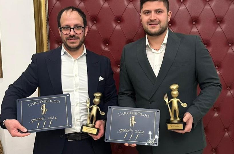 Premio «L'Arcimboldo»: con tre «pennelli» due pasticceri salentini trionfano a Napoli
