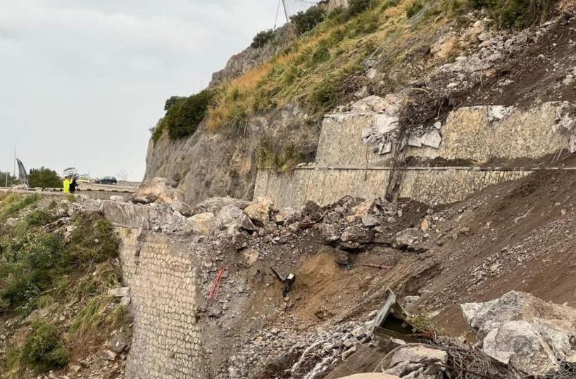 Maratea, ci sono le risorse per i lavori sulla statale 18 bloccata da una frana