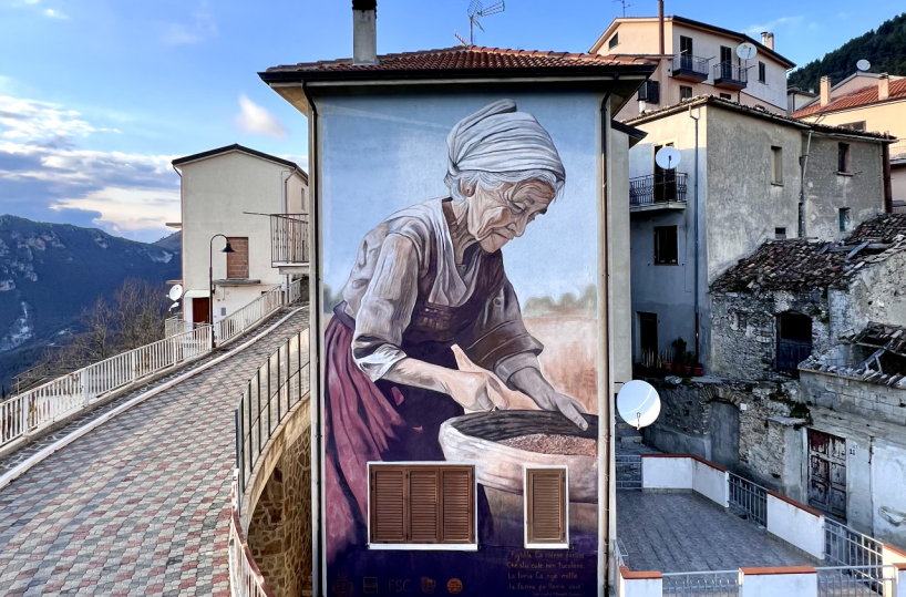Savoia di Lucania, operazione street-art per valorizzare il paese
