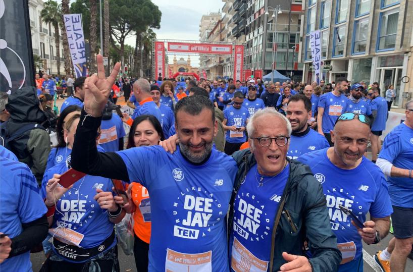 Bari, il 21 aprile torna la Deejay Ten: concesso il patrocinio