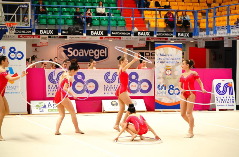 Gare di ginnastica ritmica a Copertino
