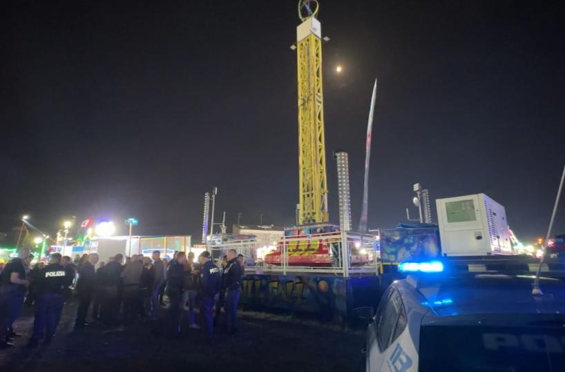 Festa del Soccorso a San Severo: si rompe una giostra, 4 feriti gravi
