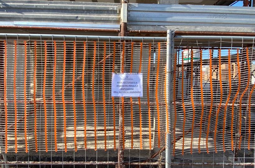 Cantiere edile non a norma sequestrato a Bari