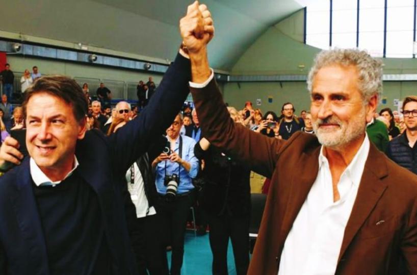 Conte (M5S) a Bari: «Ma Meloni penalizza il Meridione e i Comuni»