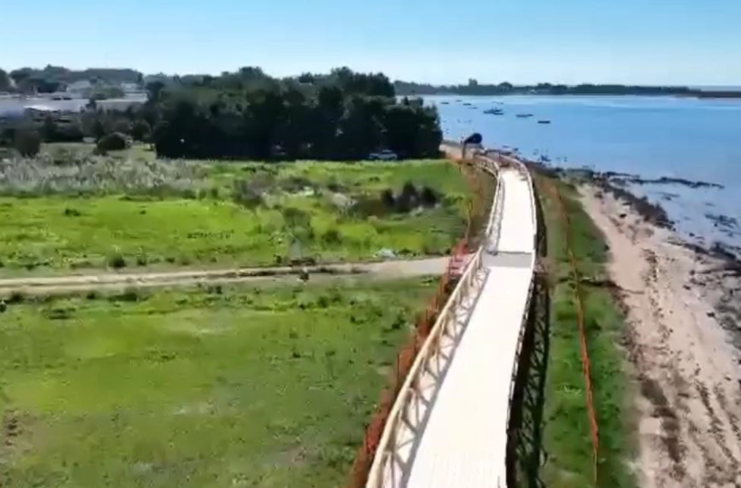 Porto Cesareo, taglio del nastro per la pista ciclopedonabile «la Strea»