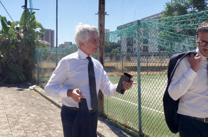 Sopralluogo di Abodi a Taranto:«In 10mila allo stadio? È solo un mio auspicio»