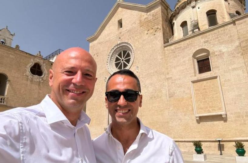 Grottaglie, tra ceramiche e masserie Gianpaolo Cassese riceve la visita dell'amico ex ministro Luigi Di Maio 