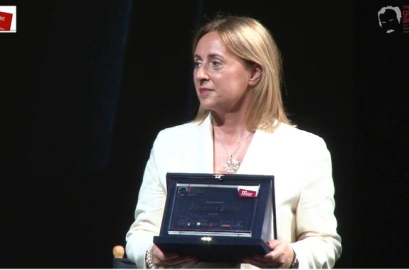 Alla sindaca di Andria, Giovanna Bruno, il premio Ambrosoli