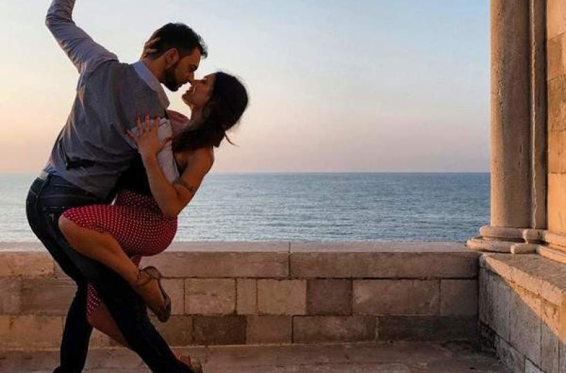 Trani capitale del Tango, milonga serale sulla terrazza di Palazzo San Giorgio