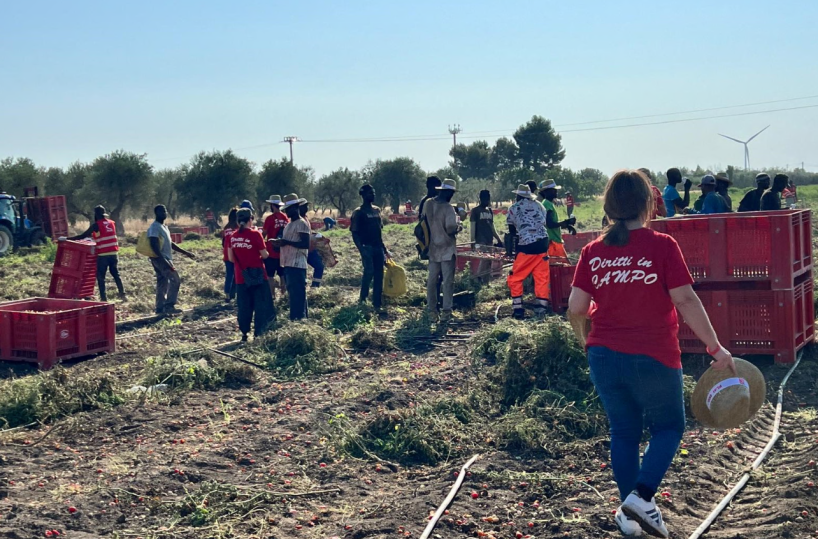 Nel Foggiano in campo per i diritti contro il dilagare del caporalato